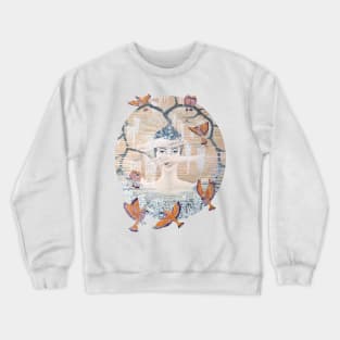 wisteria tree goddess Crewneck Sweatshirt